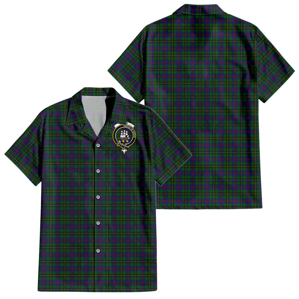 wood-tartan-short-sleeve-button-down-shirt-with-family-crest