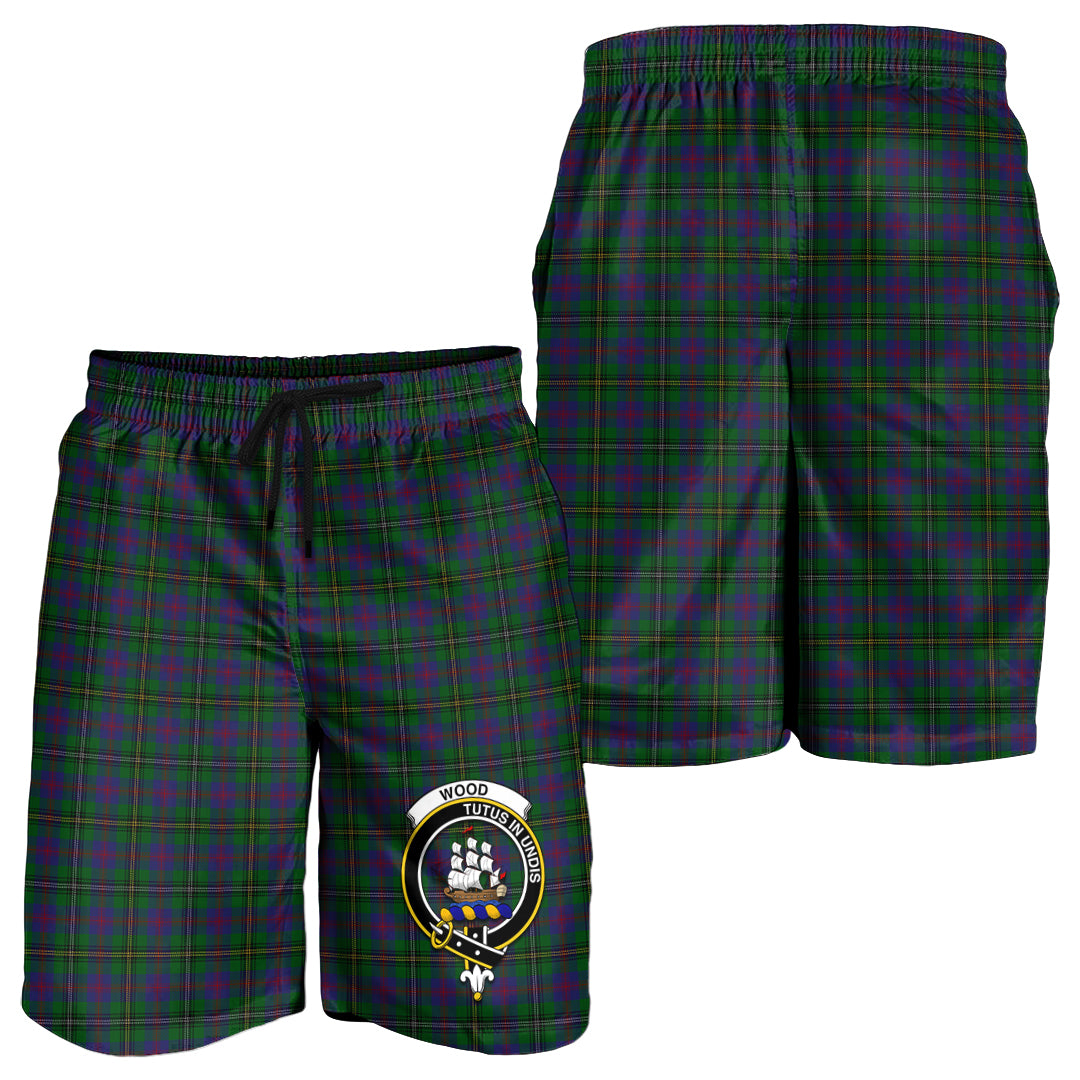 wood-tartan-mens-shorts-with-family-crest