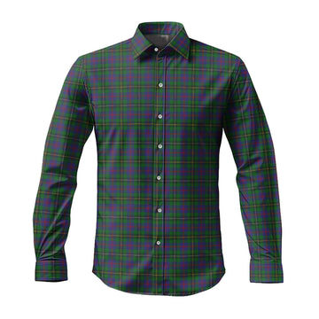 Wood Tartan Long Sleeve Button Up Shirt