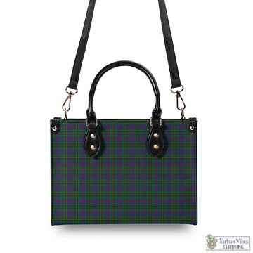 Wood Tartan Luxury Leather Handbags - Tartan Vibes Clothing