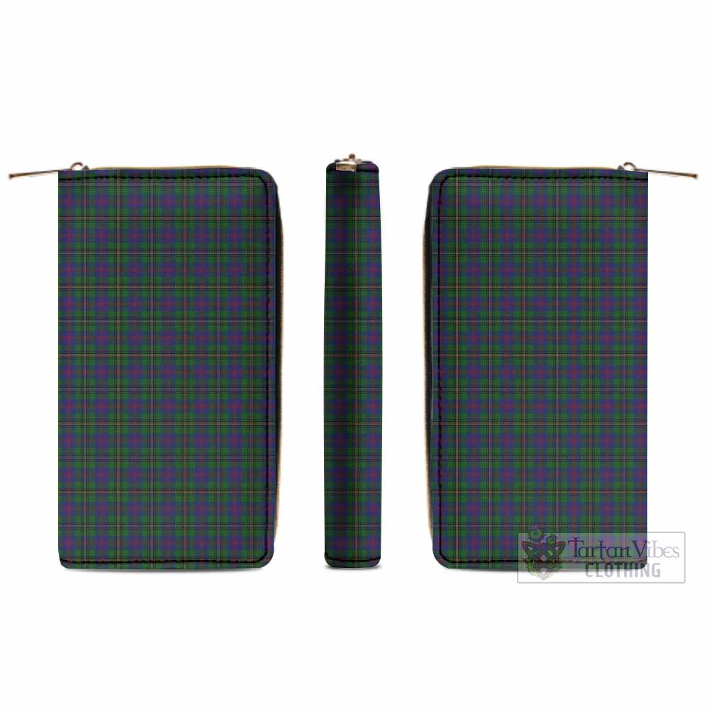 Wood Tartan Women's Leather Wallet - Tartan Vibes Clothing