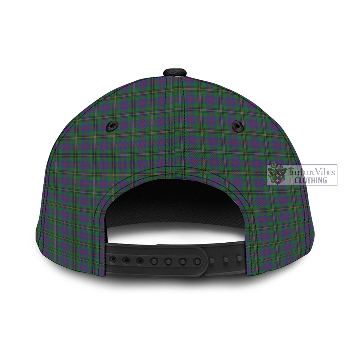 Tartan Vibes Clothing Wood Tartan Classic Cap with Family Crest In Me Style