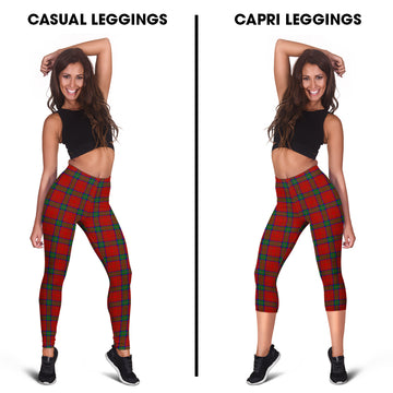 Wood Dress Tartan Womens Leggings