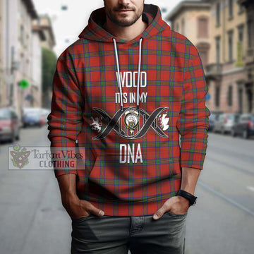 Wood Dress Tartan Hoodie with Family Crest DNA In Me Style