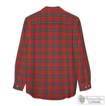 Wood Dress Tartan Women's Casual Shirt with Family Crest