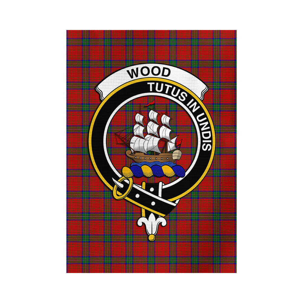 wood-dress-tartan-flag-with-family-crest