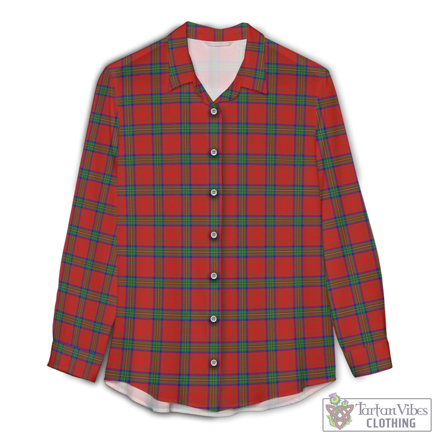 Wood Dress Tartan Womens Casual Shirt