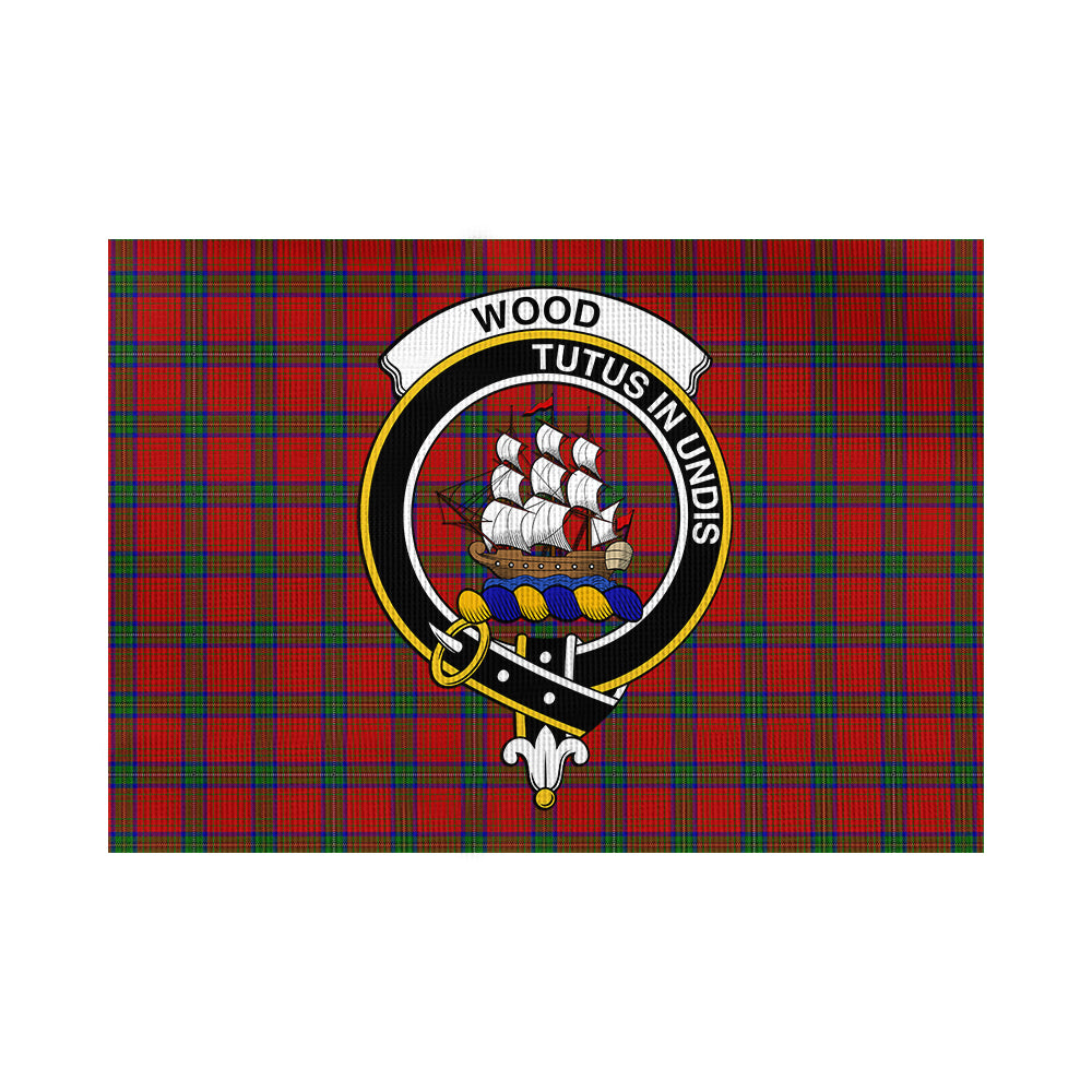 wood-dress-tartan-flag-with-family-crest