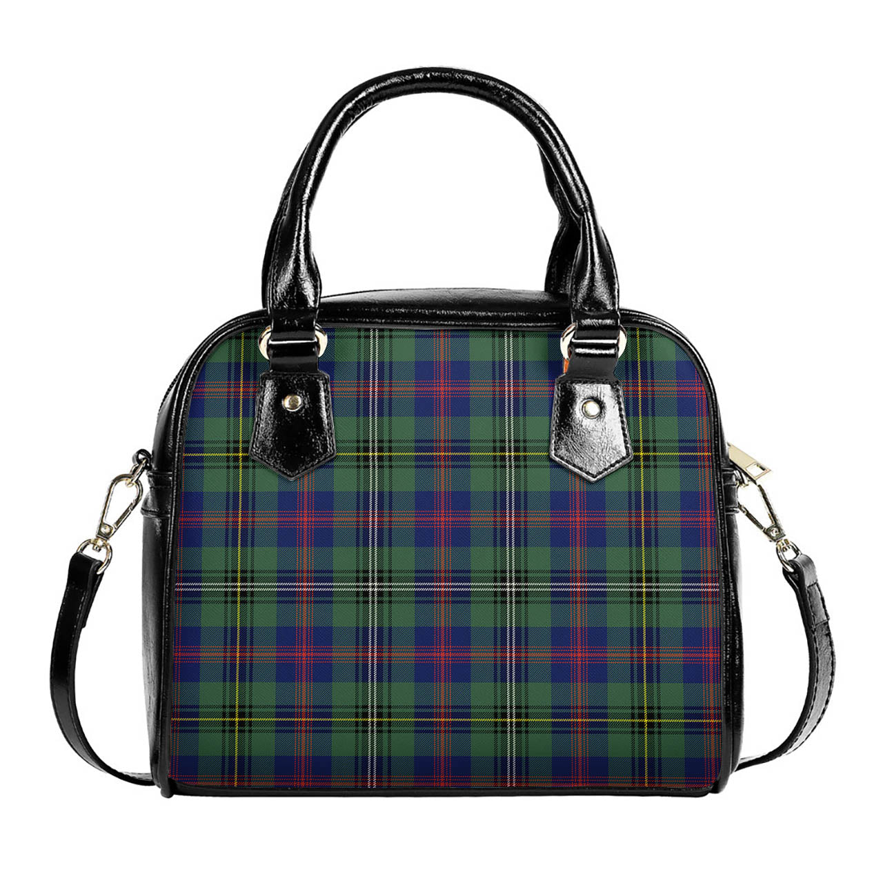 Wood Modern Tartan Shoulder Handbags One Size 6*25*22 cm - Tartanvibesclothing