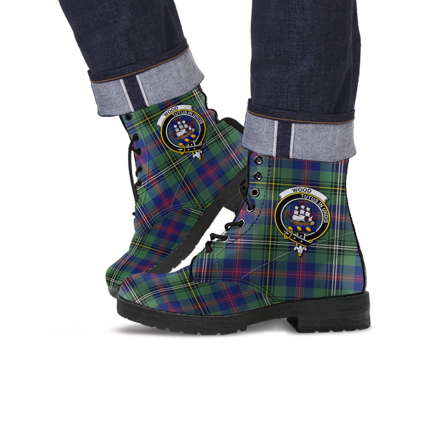 wood-modern-tartan-leather-boots-with-family-crest