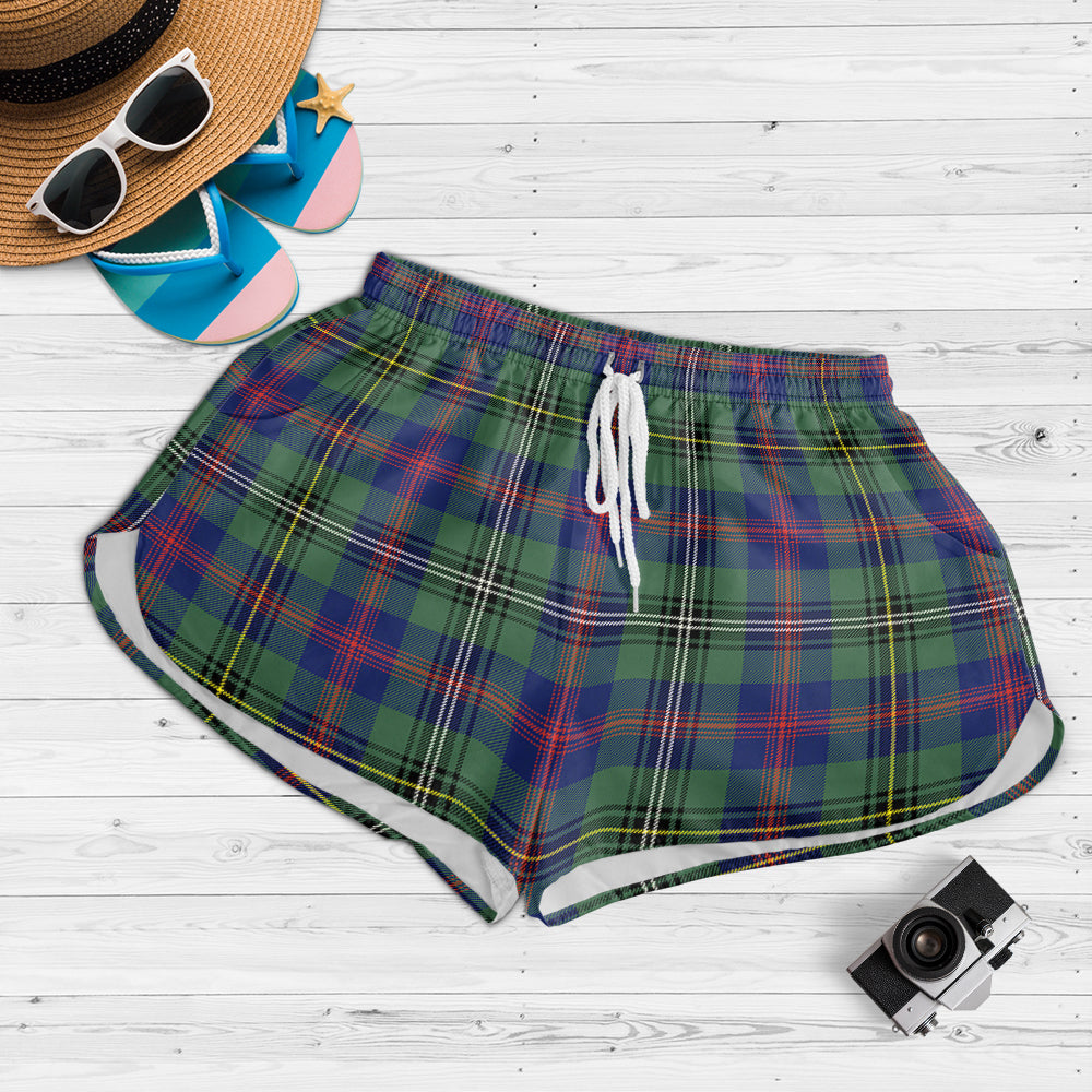 wood-modern-tartan-womens-shorts