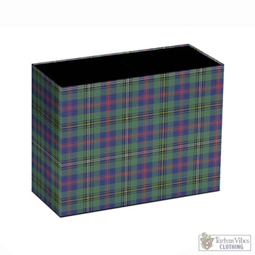 Wood Modern Tartan Pen Holder