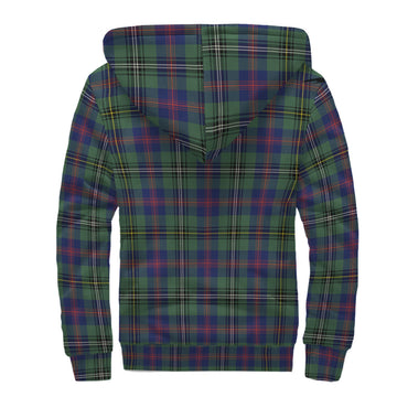 Wood Modern Tartan Sherpa Hoodie