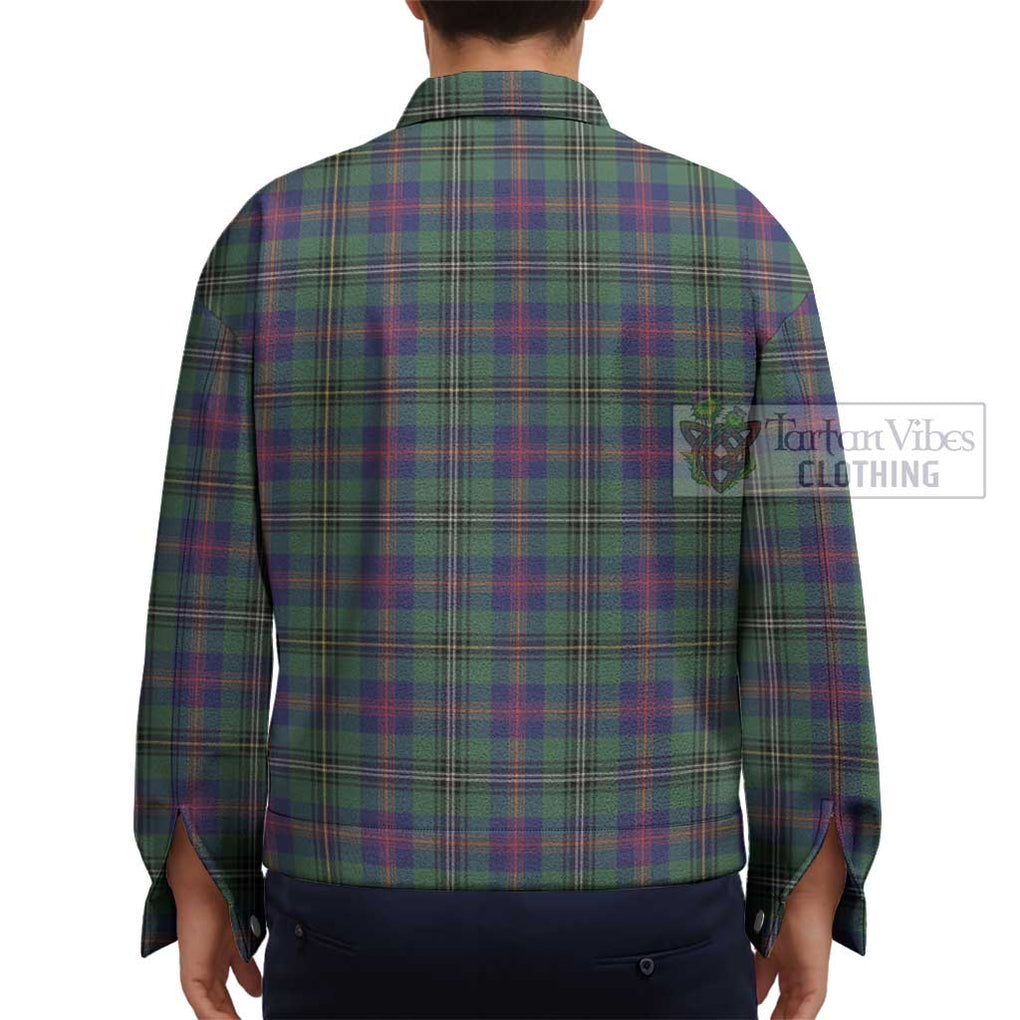 Wood Modern Tartan Unisex Lapel Cotton Jacket - Tartan Vibes Clothing