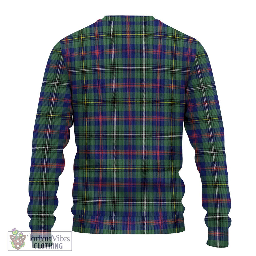 Wood Modern Tartan Knitted Sweater with Family Crest DNA In Me Style - Tartanvibesclothing Shop