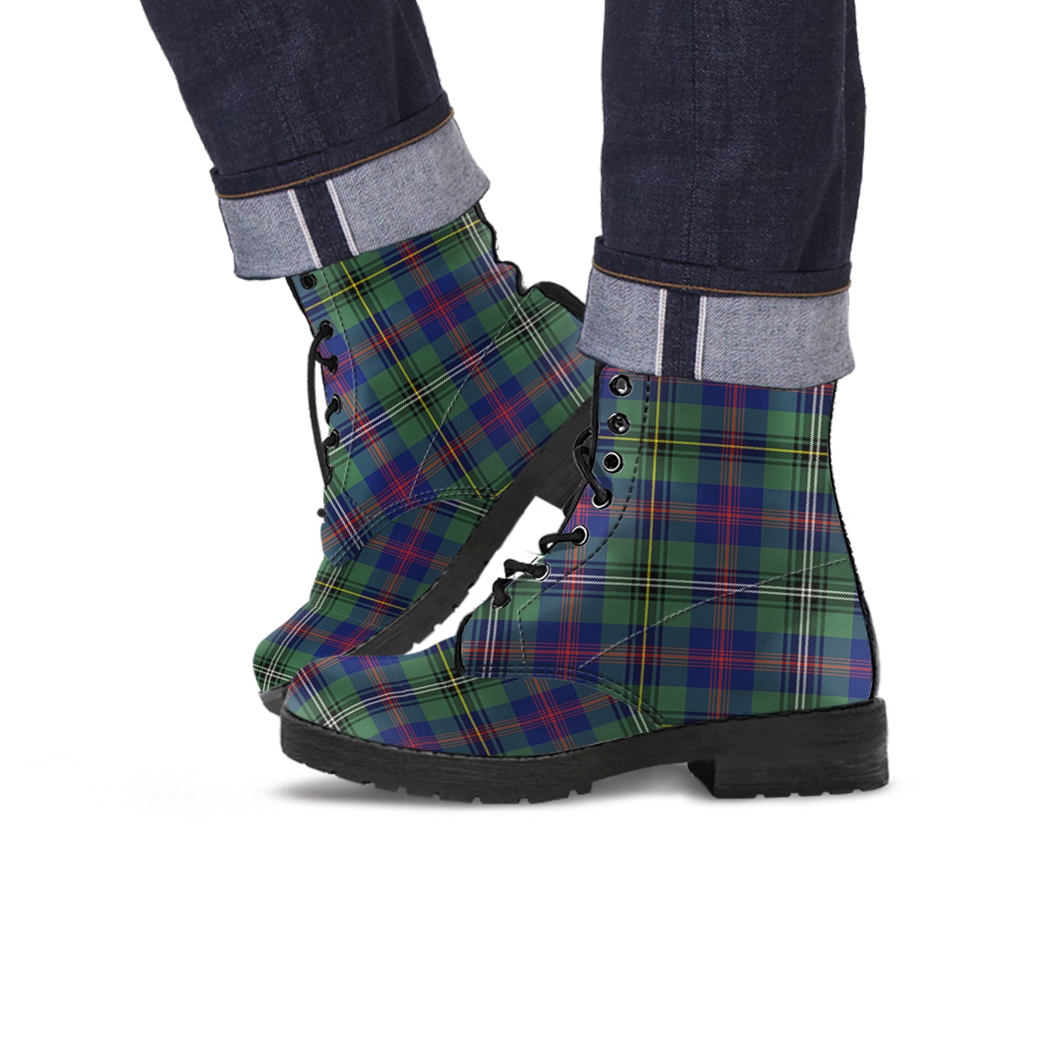 wood-modern-tartan-leather-boots