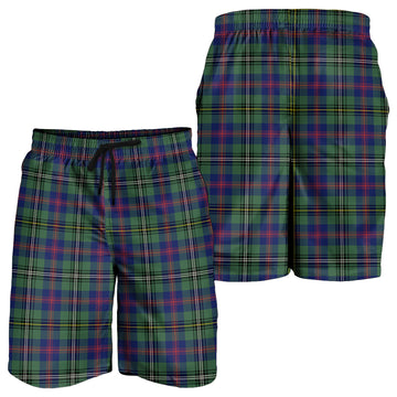 Wood Modern Tartan Mens Shorts