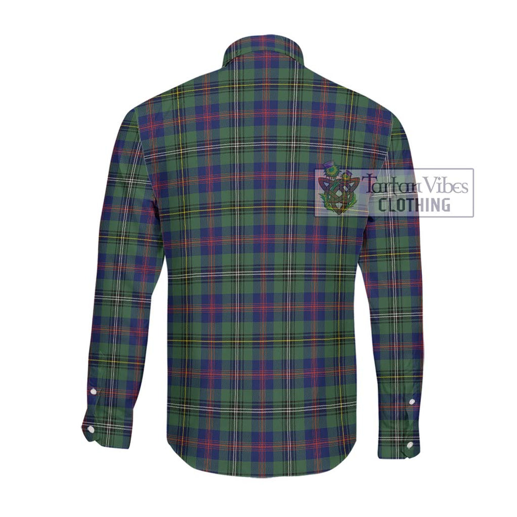 Wood Modern Tartan Long Sleeve Button Shirt with Family Crest DNA In Me Style - Tartanvibesclothing Shop