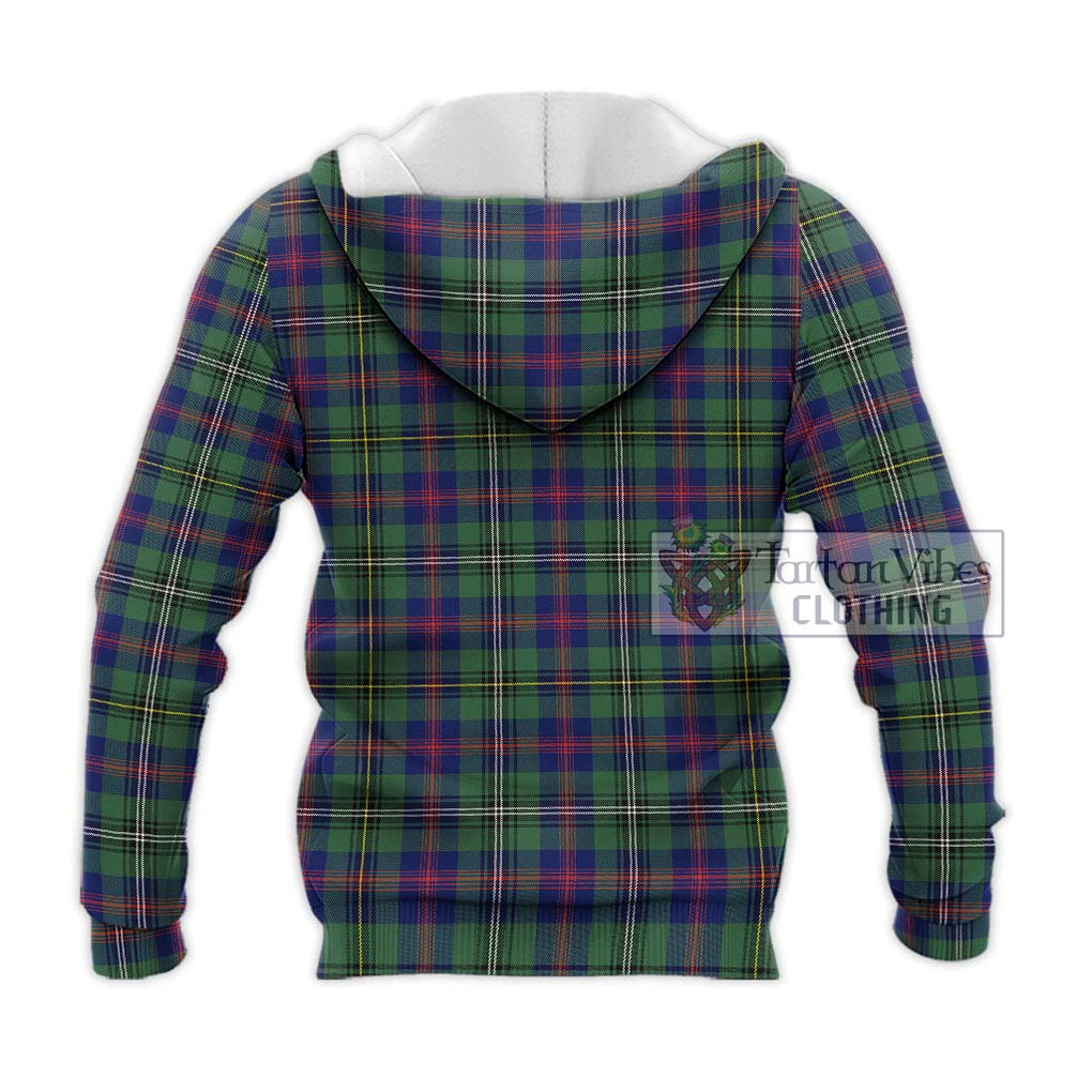 Wood Modern Tartan Knitted Hoodie with Family Crest DNA In Me Style - Tartanvibesclothing Shop