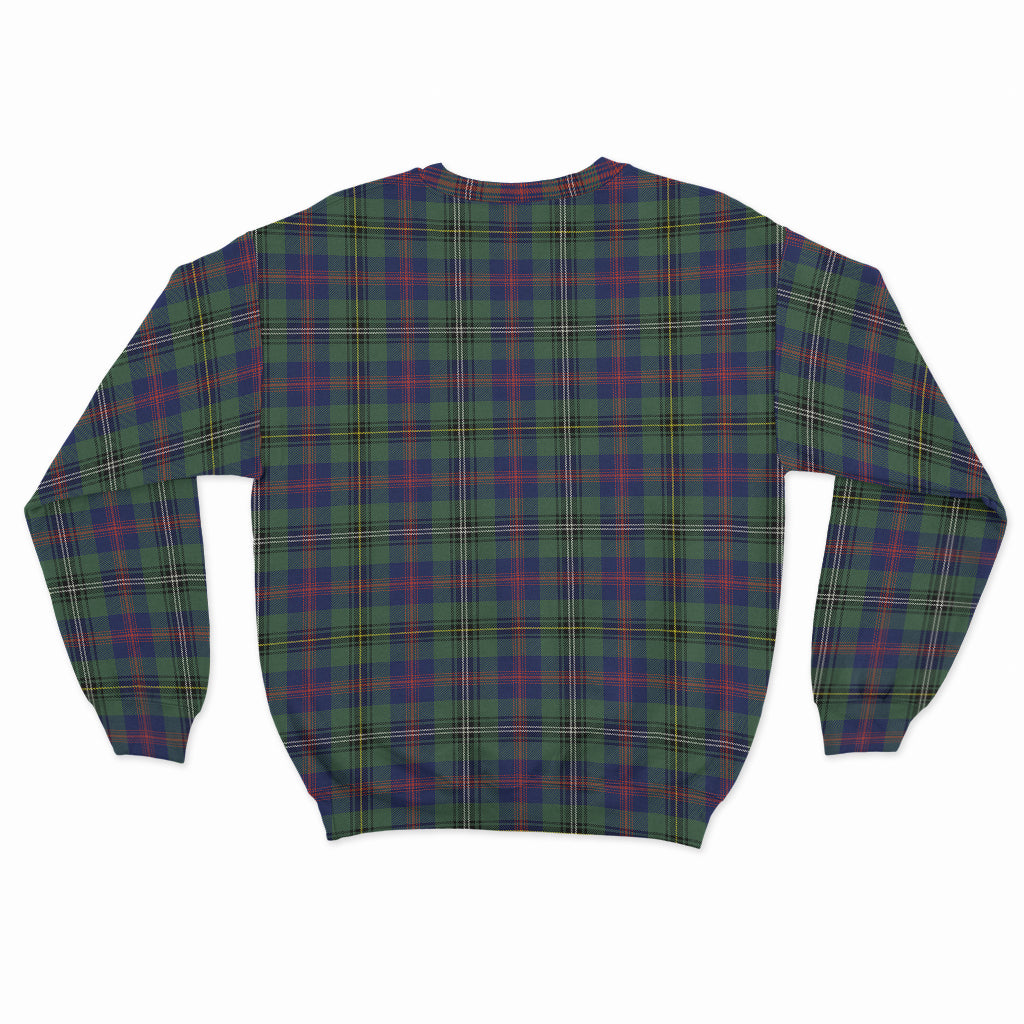 Wood Modern Tartan Sweatshirt with Family Crest - Tartan Vibes Clothing