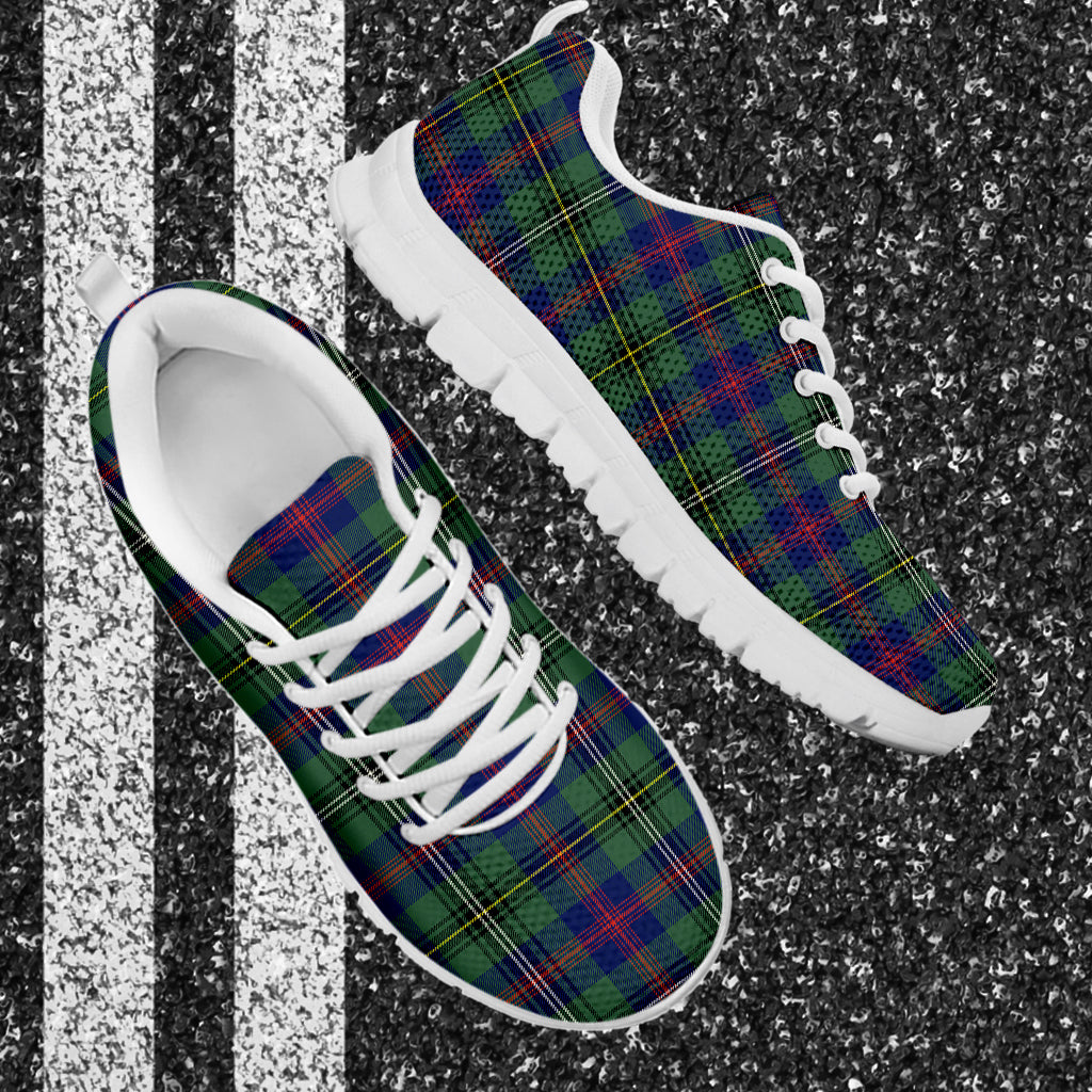 Wood Modern Tartan Sneakers - Tartan Vibes Clothing