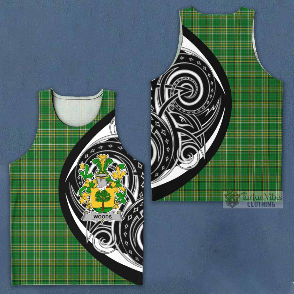 Woods Irish Clan Men's Tank Top Celtic Circle Style - Tartan Vibes Clothing