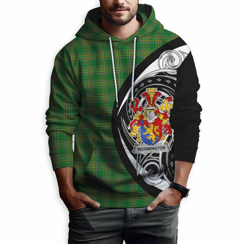 Wormington Irish Clan Hoodie Celtic Circle Style Pullover Hoodie - Tartan Vibes Clothing
