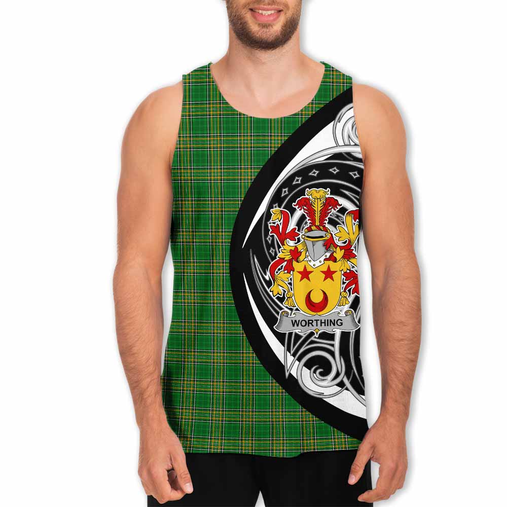 Worthing Irish Clan Men's Tank Top Celtic Circle Style Men - Tartan Vibes Clothing