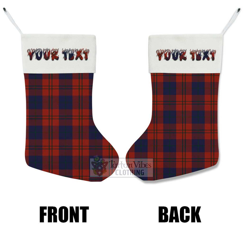 Tartan Vibes Clothing Wotherspoon Tartan Christmas Stocking with Personalized Text