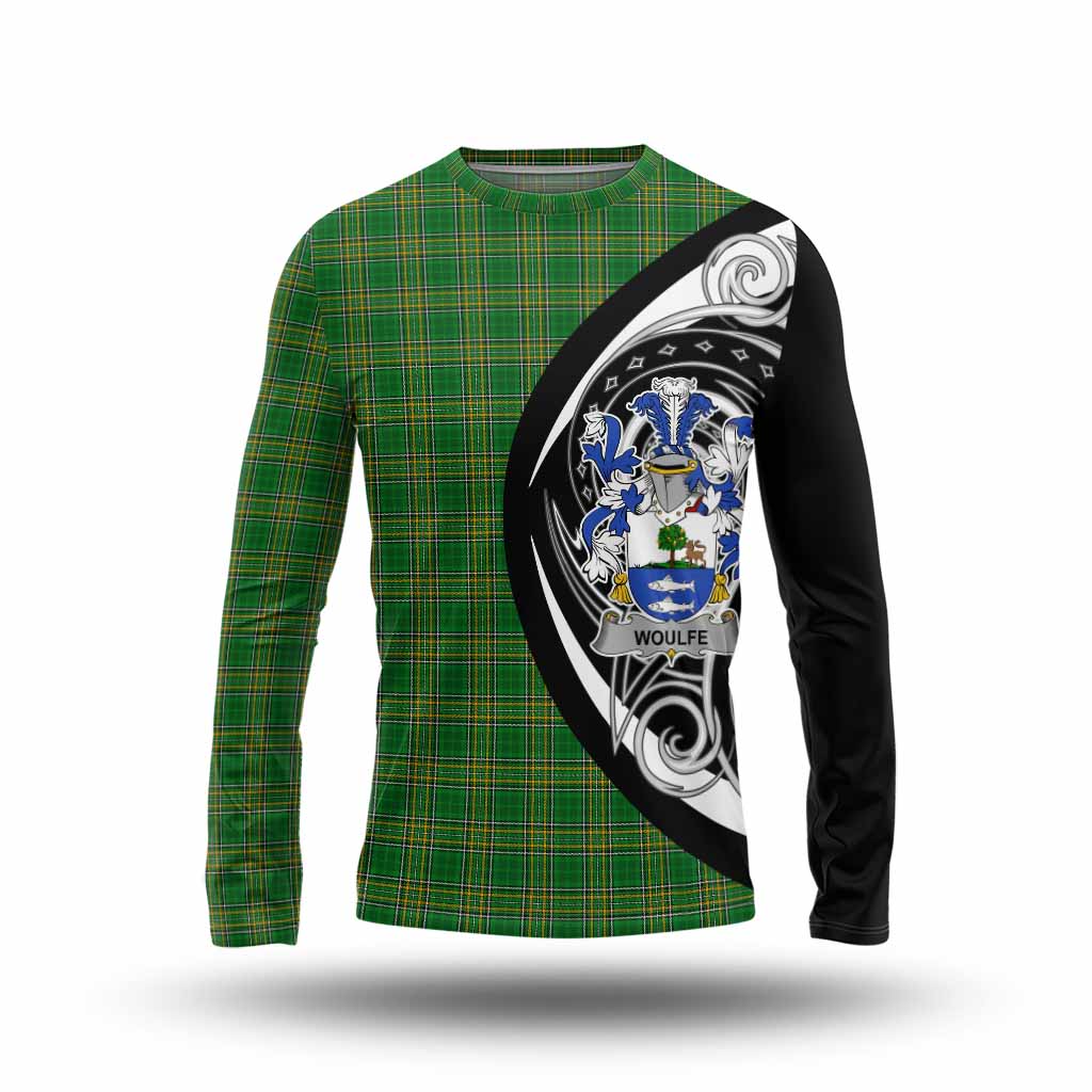 Woulfe Irish Clan Long Sleeve T-Shirt Celtic Circle Style Unisex - Tartan Vibes Clothing