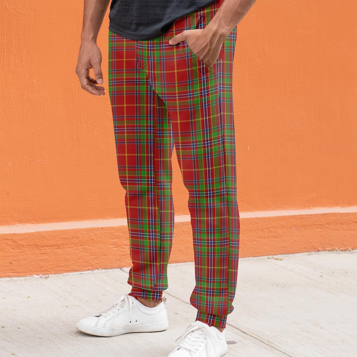 Wren Tartan Joggers Pants S - Tartan Vibes Clothing