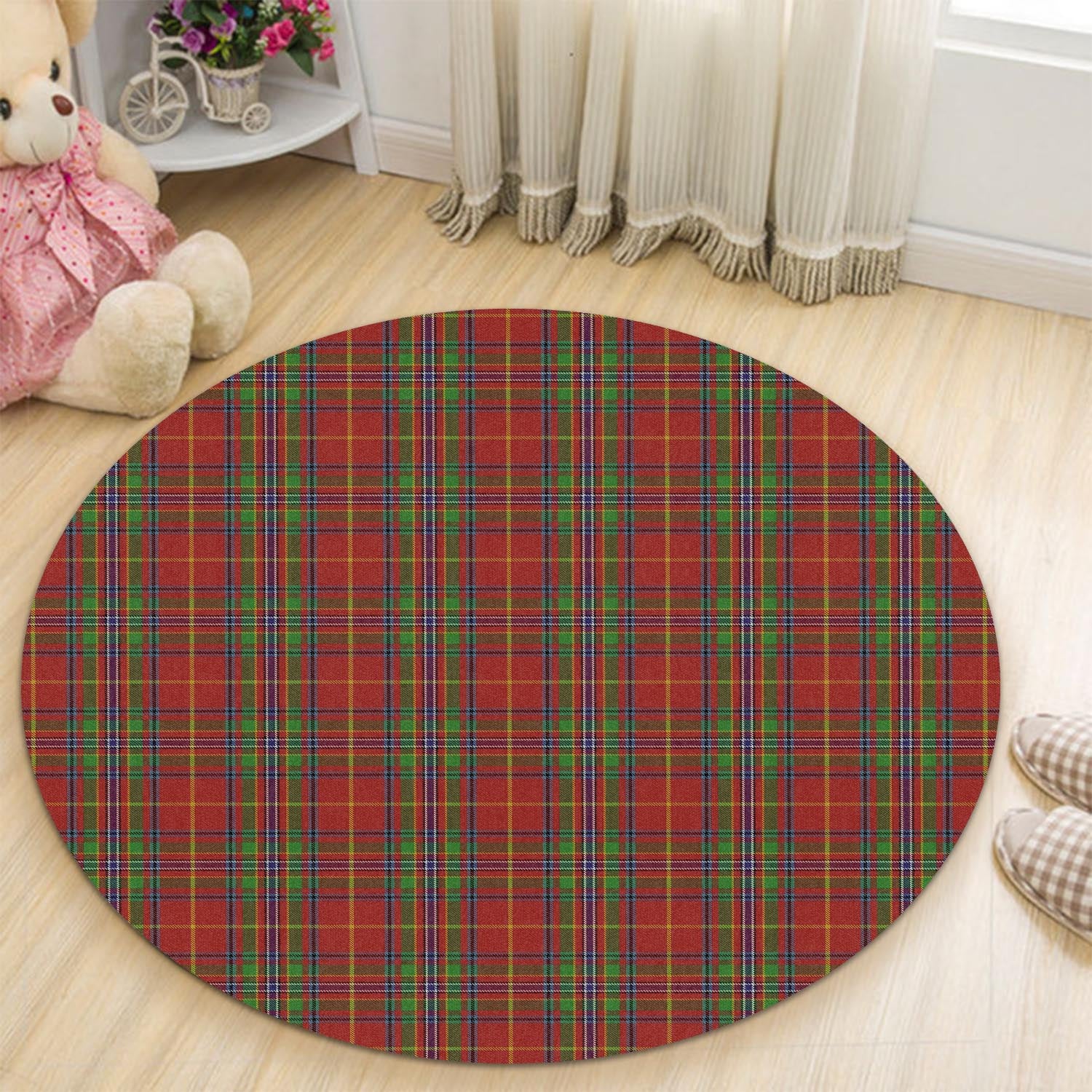 wren-tartan-round-rug