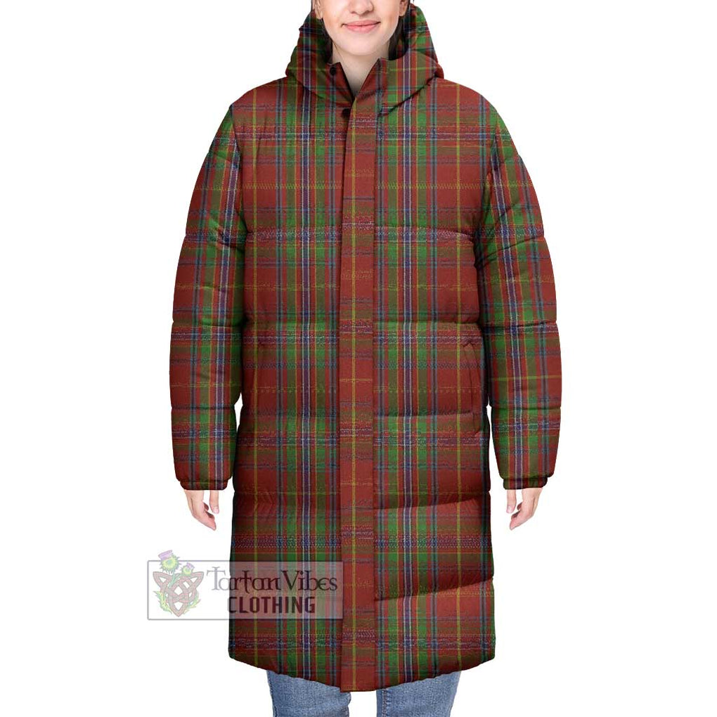 Tartan Vibes Clothing Wren Tartan Long Down Jacket