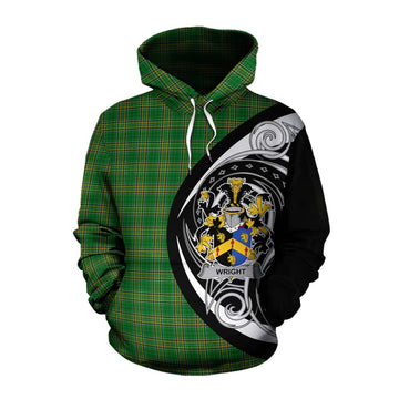 Wright Irish Clan Cotton Hoodie Celtic Circle Style Pullover Hoodie XS - Tartan Vibes Clothing