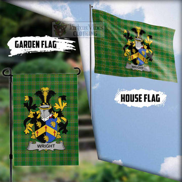 Wright Irish Clan Flag with Coat of Arms