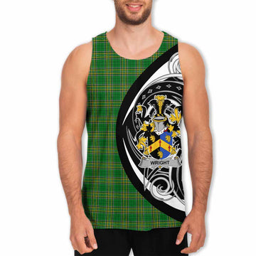 Wright Irish Clan Men's Tank Top Celtic Circle Style Men - Tartan Vibes Clothing