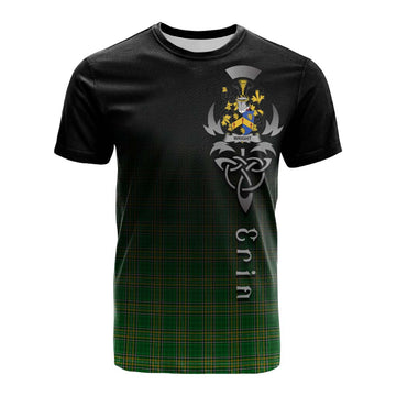 Wright Irish Clan Cotton T-shirt with Coat of Arms Erin Go Bragh Celtic Inspired Kid's Shirt - Tartan Vibes Clothing