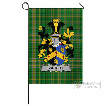 Wright Irish Clan Flag with Coat of Arms