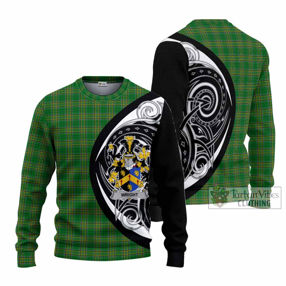 Wright Irish Clan Knitted Sweater Celtic Circle Style - Tartan Vibes Clothing