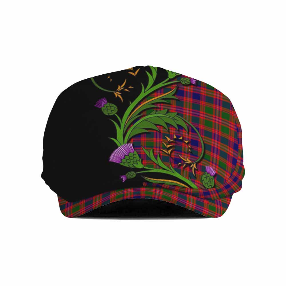 Wright Tartan Flat Cap, Jeff Cap Scottish Thistle Pride Heritage Art Flat Cap - Tartan Vibes Clothing