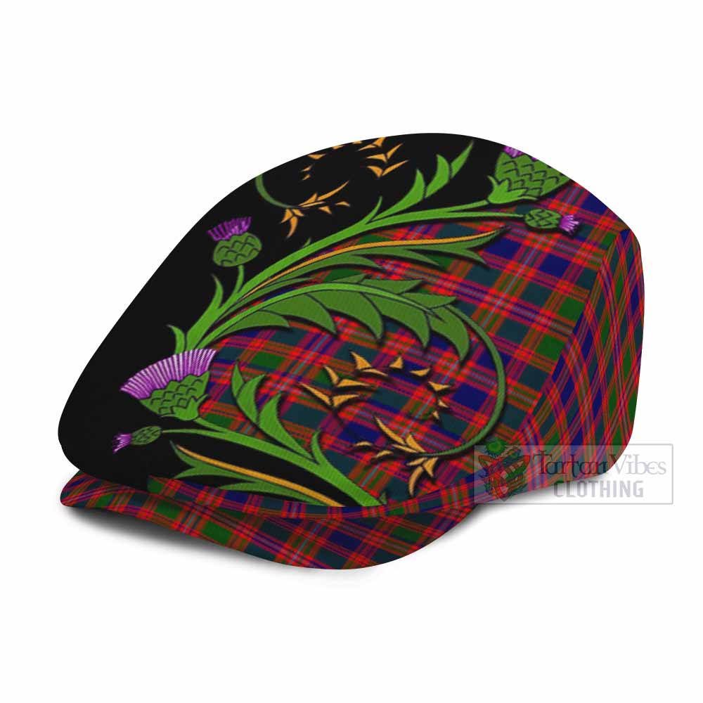 Wright Tartan Flat Cap, Jeff Cap Scottish Thistle Pride Heritage Art - Tartan Vibes Clothing