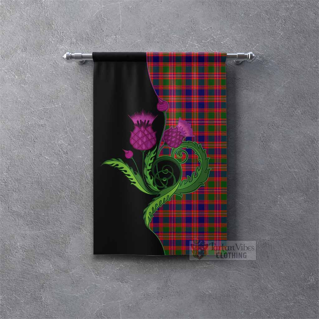 Wright Tartan Gonfalon Traditional Scottish Thistle Rectangle - Tartan Vibes Clothing