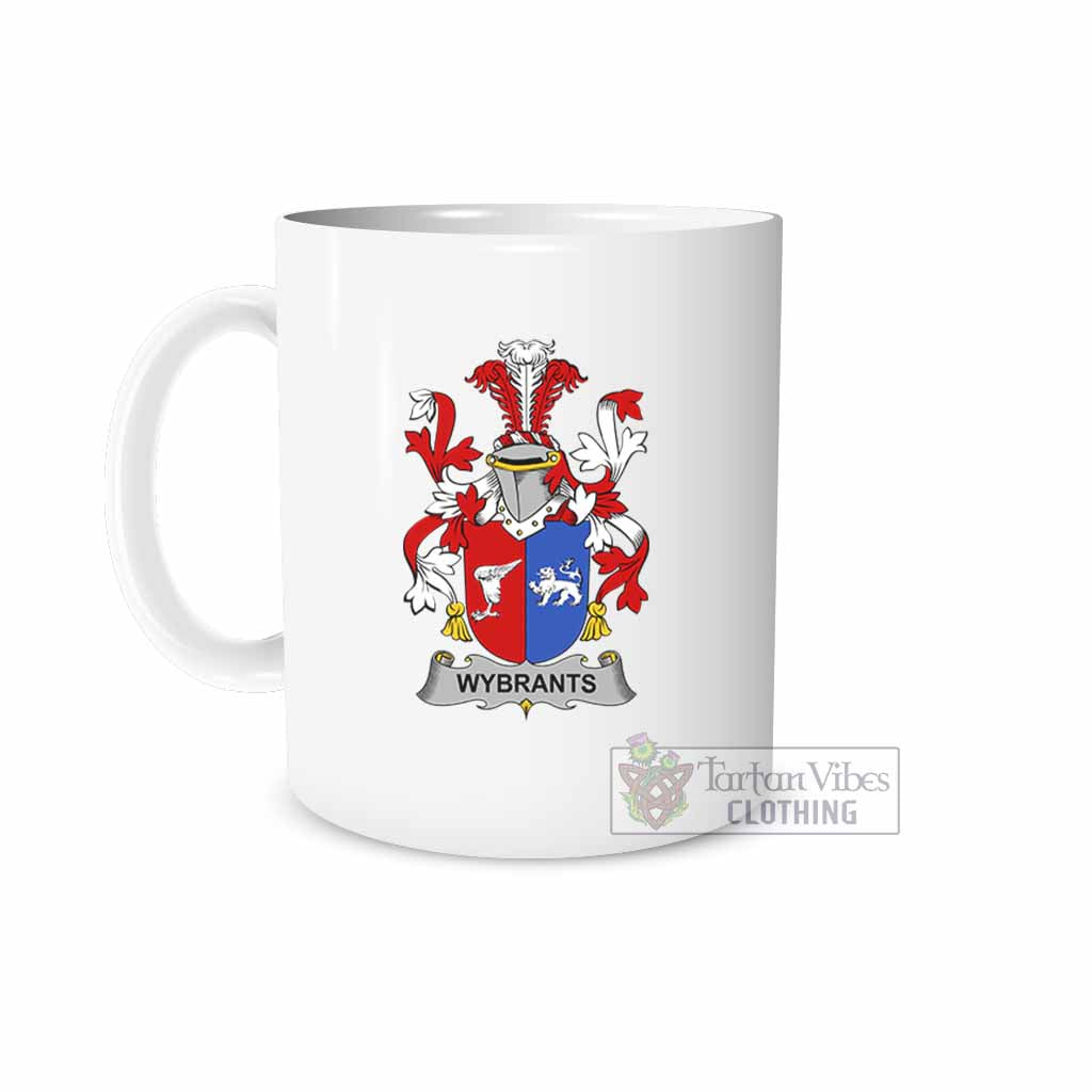 Tartan Vibes Clothing Wybrants Irish Clan Coat of Arms Ceramic Mug