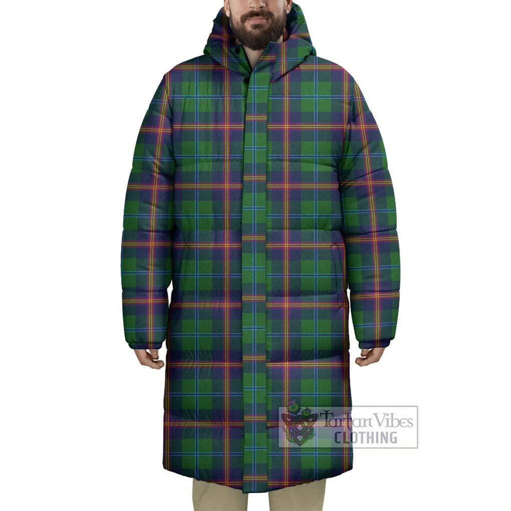 Tartan Vibes Clothing Young Tartan Long Down Jacket