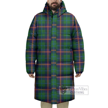 Young Tartan Long Down Jacket