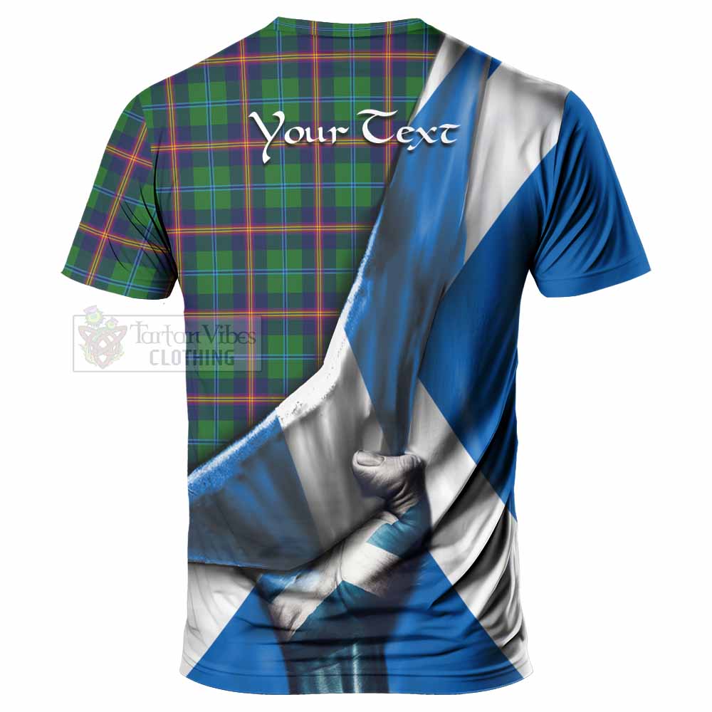 Tartan Vibes Clothing Young Tartan T-Shirt with Family Crest Scotland Patriotic Style