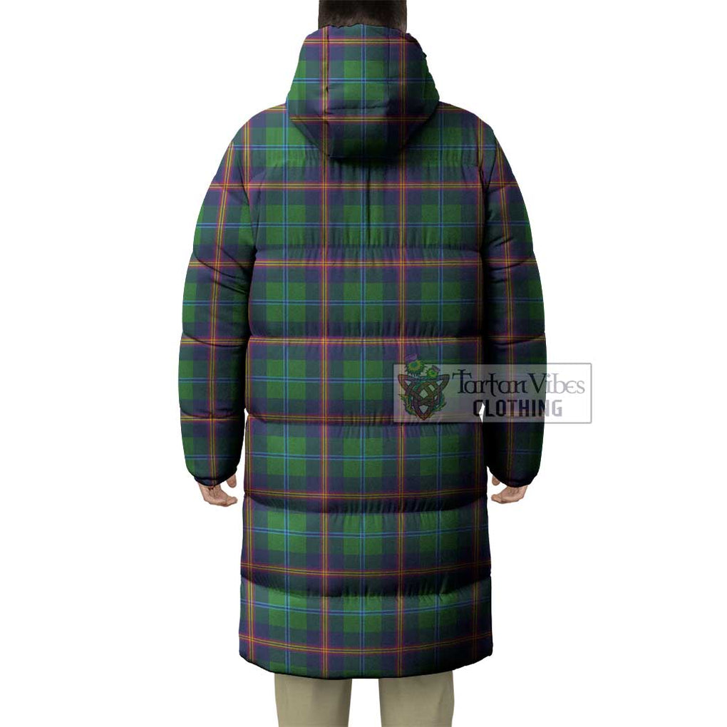 Tartan Vibes Clothing Young Tartan Long Down Jacket