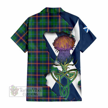 Young Tartan Family Crest Hawaiian Shirt Scottish Thistle Celtic Inspired - Tartan Vibes Clothing