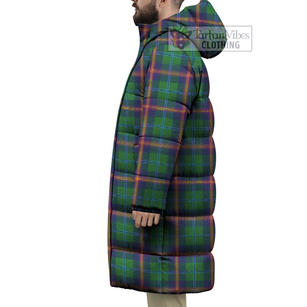 Tartan Vibes Clothing Young Tartan Long Down Jacket