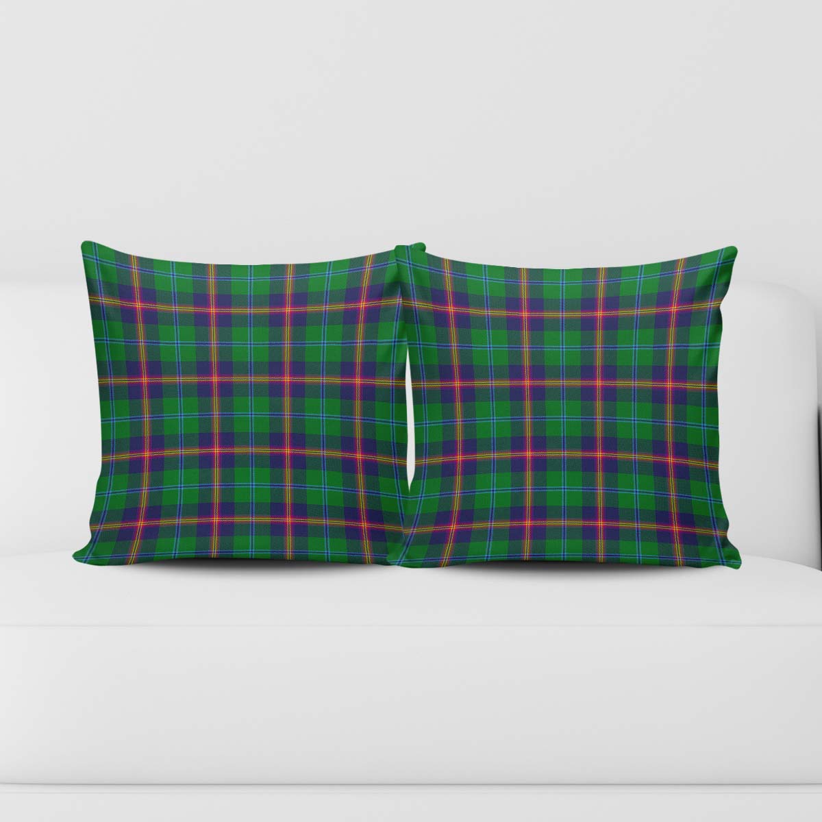 Young Modern Tartan Pillow Cover Square Pillow Cover - Tartanvibesclothing Shop